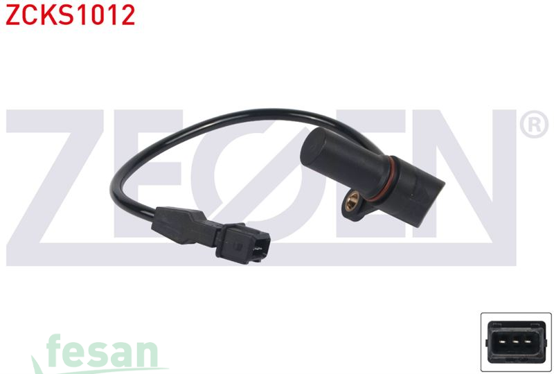 ZCKS1012 KRANK DEVİR SENSÖRÜ CHEVROLET AVEO 2004-2008 KALOS 2004> SPARK 2010> DAEWOO MATİZ 2005> 0.8-1.0-1.2 KABLOLU 280MM