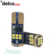 DLC-90200 LED AMPÜL T10 2016 5WATT DİPSİZ 18LED BEYAZ  WHITE