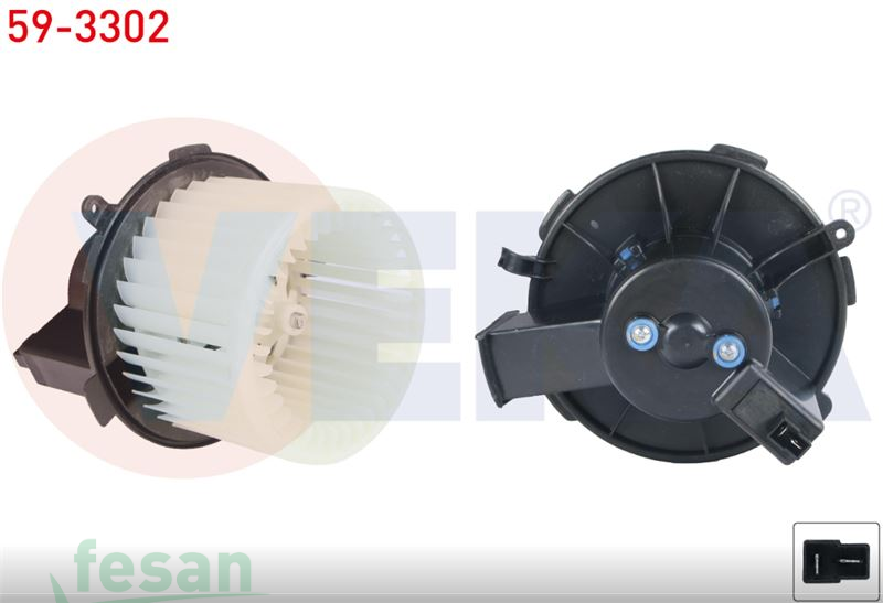 59-3302 12V KALORİFER MOTORU PEUGEOT 307 2000-2007