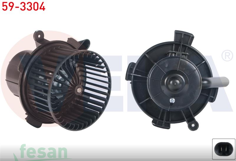 59-3304 12V KALORİFER MOTORU CİTROEN C4 2004-2009 PEUGEOT 307 2000-2007