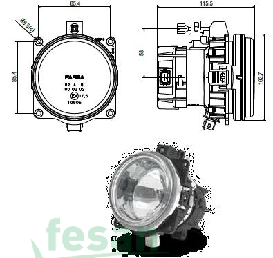 FARBA 13114 FAR FORD CARGO YM UZUN PARKLI