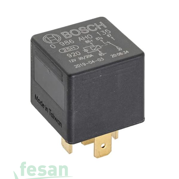 BOSCH 0986AH0135 12V RÖLE 5 FİŞLİ MİNİ SAPSIZ