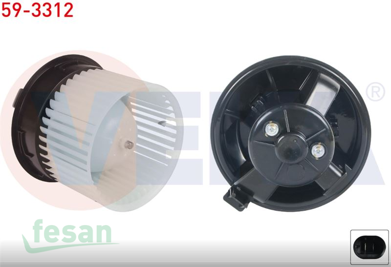 59-3312 12V KALORİFER MOTORU CİTROEN C4 2009> DS4 2011> PEUGEOT 308 2007-2013 RCZ 2010>