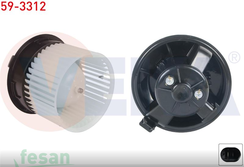 59-3312 12V KALORİFER MOTORU CİTROEN C4 2009> DS4 2011> PEUGEOT 308 2007-2013 RCZ 2010>