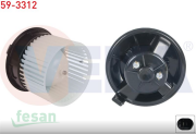 59-3312 12V KALORİFER MOTORU CİTROEN C4 2009> DS4 2011> PEUGEOT 308 2007-2013 RCZ 2010>