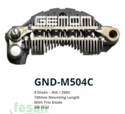 GENON M504C MİTSUBİSHİ DİOT TABLASI HYUNDAİ M8 90A