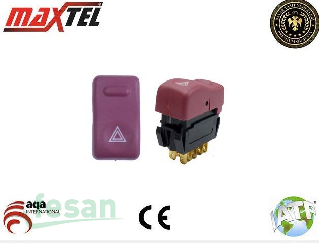 16204001 ANAHTAR 4LÜ FLAŞÖR RENAULT EXPRESS 9F