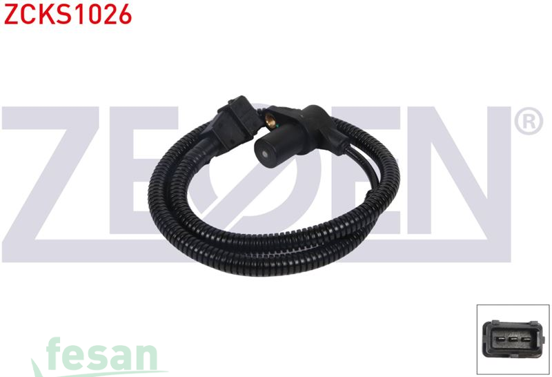 ZCKS1026 KRANK DEVİR SENSÖRÜ FİAT DUCATO 2000-2006 İVECO DAİLY III 2000-2006 2.8JTD KABLOLU 640MM