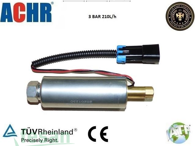 60201213 12V BENZİN POMPASI UNİVERSAL MARİN 3BAR 210L