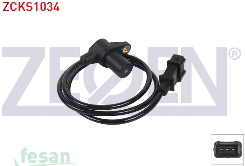 ZCKS1034 KRANK DEVİR SENSÖRÜ FİAT TEMPRA 1992-1999 TİPO 1990-2000 1.6 KABLOLU 740MM