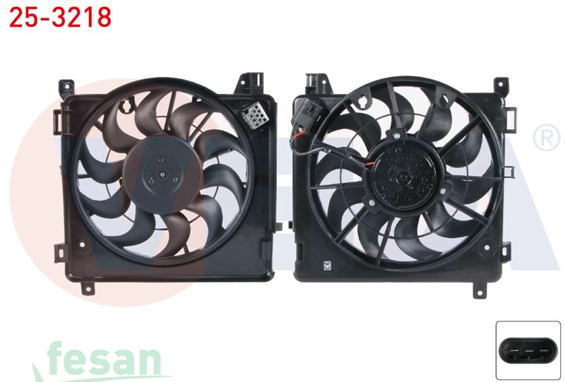 25-3218 12V FAN MOTORU OPEL ASTRA H 1.3CDTİ 2004-2010 DAVLUMBAZLI ÇEKMELİ