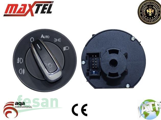 AN467 FAR ANAHTARI VW TOURAN TİGUAN 10F KROM LEON İBİZA TOLEDO SİSLİ