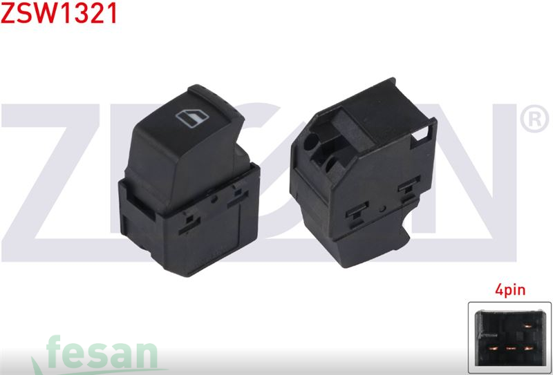 ZSW1321ANAHTAR CAM İND/KAL VW SHARAN R 4F LEON TOLEDA ALHAMRA 2000-2006