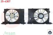 25-4307 12V FAN MOTORU TOYOTA COROLLA 1.4D D-4D 2012> DAVLUMBAZLI