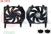 25-1913 12V FAN MOTORU FORD FİESTA IV 1.25İ 16V 1.3İ-1.4İ 16V-1.6İ 16V-1.8D 1995-2002 COURİER 1.8D 1999-2002 DAVLUMBAZLI
