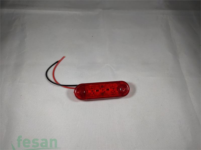 DEKOR LAMBA 3 LED KIRMIZI