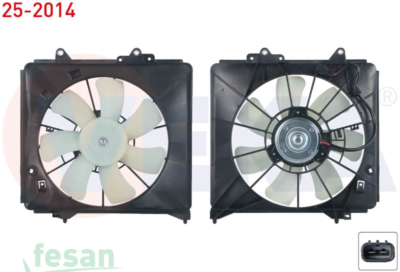 25-2014 12V FAN MOTORU HONDA JAZZ III 1.4İ 2008-2012 DAVLUMBAZLI