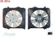 25-2014 12V FAN MOTORU HONDA JAZZ III 1.4İ 2008-2012 DAVLUMBAZLI