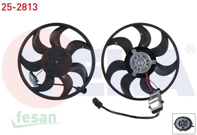 25-2813 12V FAN MOTORU MERCEDES A SERİ W169 A150 A160-A180-A180CDİ-A200 2004-2012 B SERİ W245 B150-B160-B170-B180CDİ-B200-B200CDİ 2005-2011 DAVLUMBAZSIZ 400W