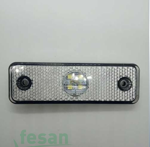 TAS 022B 24V MARKER LAMBA 4 LED BEYAZ BRAKETSİZ
