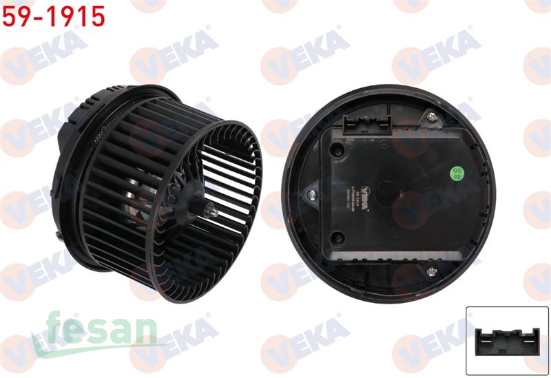 59-1915 12V KALORİFER MOTORU FORD FOCUS II 2004-2012 CMAX 2007-2010
