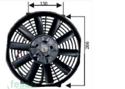 RFM 1190 24V FAN MOTORU 10.5 İNC EMİCİ DÜZ PERVANE DAR AYAK