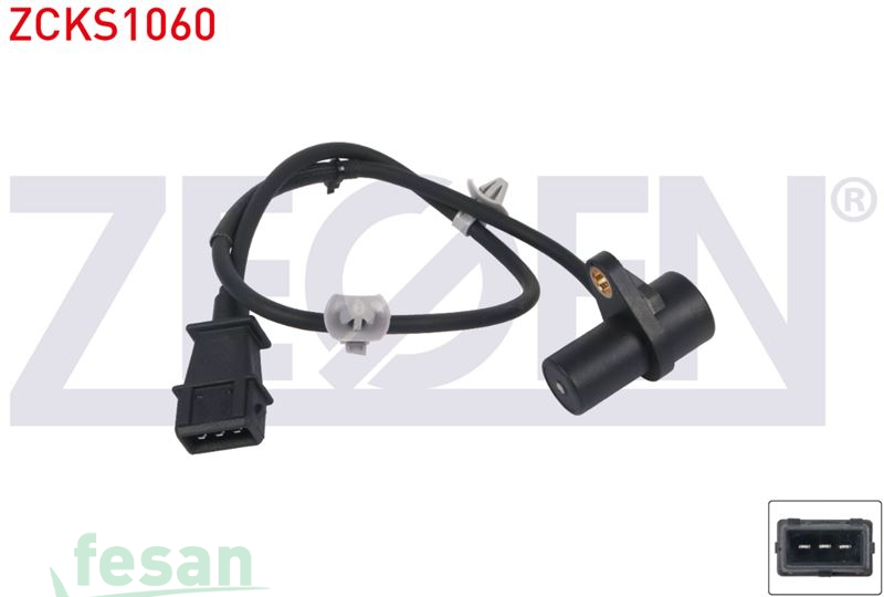 ZCKS1060 KRANK DEVİR SENSÖRÜ HYUNDAİ H1 2.5TCİ 1997-2007 KİA K2500 2.5D 2003> KABLOLU 520MM