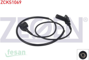 ZCKS1069 KRANK DEVİR SENSÖRÜ MERCEDES W124 280E 1992-1993 W201 2.0 1983-1990 W124 E200 1993-1995 KABLOLU 1040MM