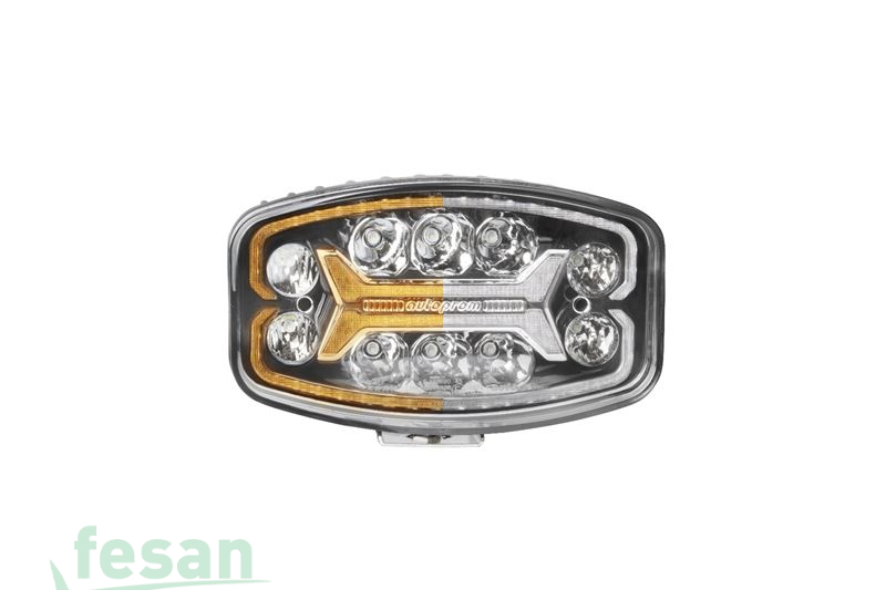 202402 12V/24V SİS LAMBASI OVAL SARI BEYAZ ÇİFT RENK