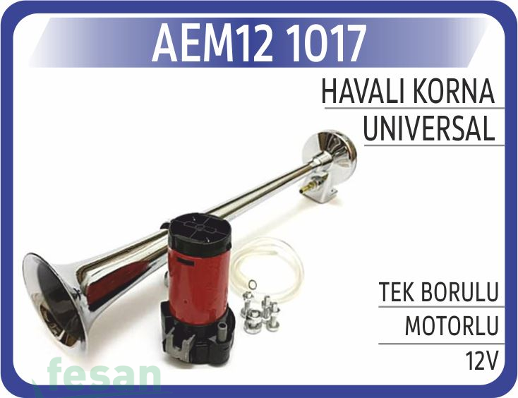 12 1017 12V KORNA HAVALI TEK BORULU MOTORLU UNİVERSAL