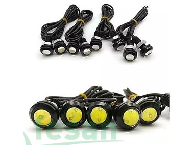 L1075-B 12V GÜNDÜZ FARI KARTAL GÖZÜ BEYAZ 22MM