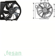 RFM 1534 12V FAN MOTORU RENAULT CLİO MEGANE