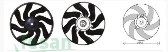 25-3301 12V FAN MOTORU PEUGEOT 306 XSARA 8KANAT 206 SU KLİMA