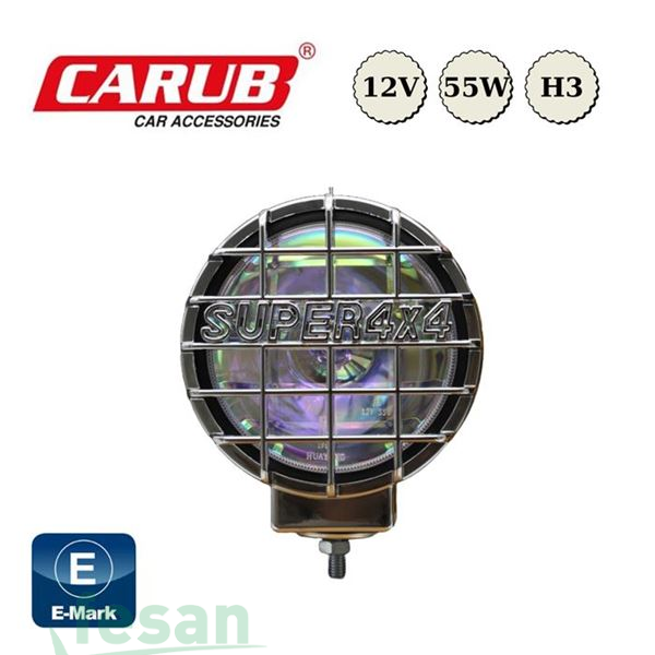 3017001 SİS LAMBASI 4×4 16×13CM KROM YUVARLAK RAİNBOW EMARK BELGELİ