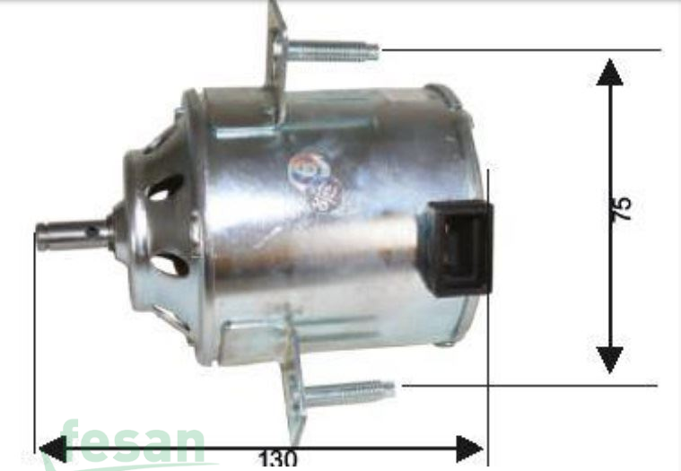 RFM 1652 12V FAN MOTORU TEK MOTOR FİAT TEMPRA