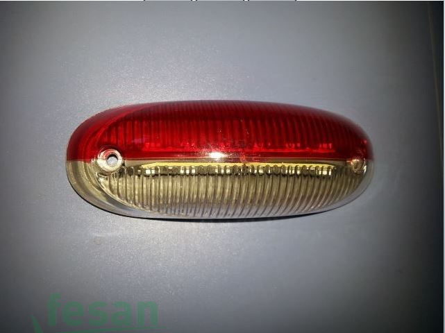 TAS 050 24V İZ LAMBASI YENİ MODEL KIRMIZI BEYAZ