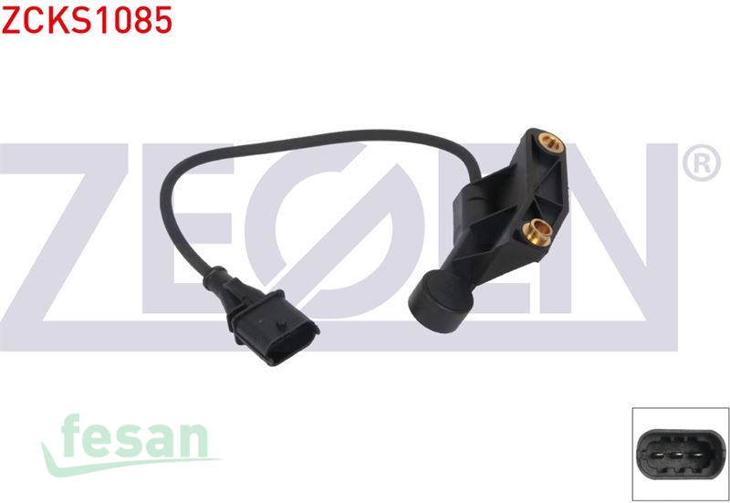 ZCKS1085 KRANK DEVİR SENSÖRÜ OPEL ASTRA G 1.8 16V 2000-2005 ASTRA H 1.8 2004-2010 VECTRA B 1.8I 16V 2000-2002 VECTRA C 1.8 2002-2008 KABLOLU 272MM