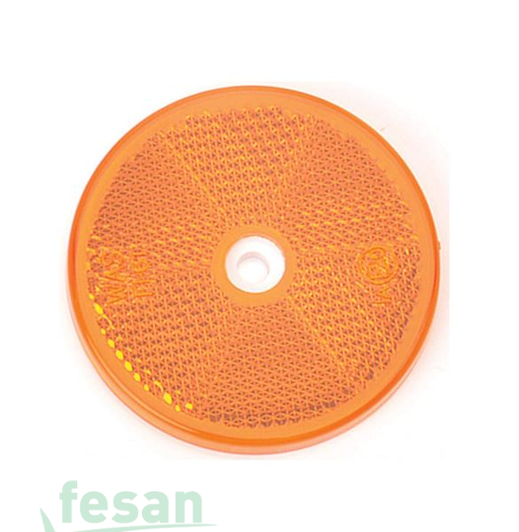 YP-20 REFLEKTÖR YUVARLAK ORTA BOY SARI KIRMIZI ORTASI DELİKLİ