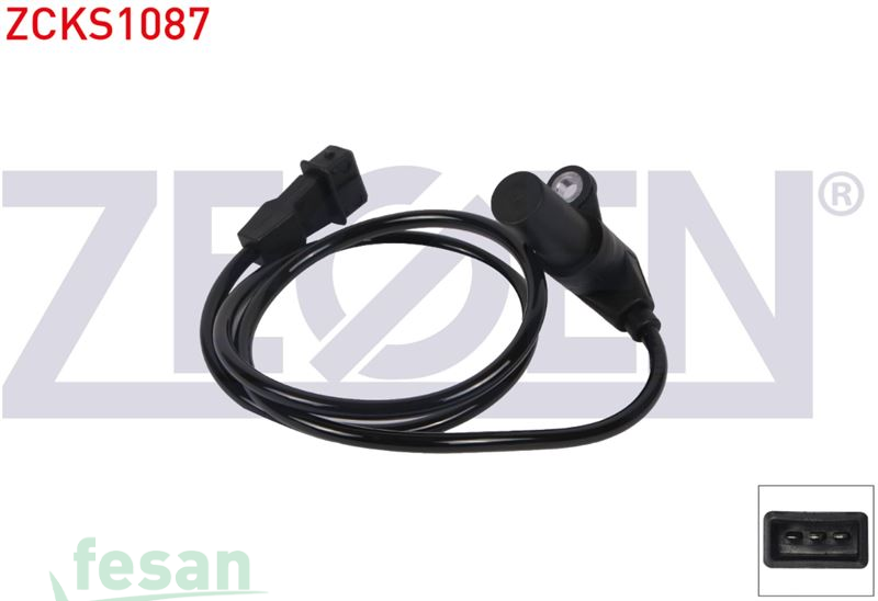 ZCKS1087 KRANK DEVİR SENSÖRÜ OPEL ASTRA F 1.4I 16V 1996-2001 TİGRA 1.6 16V 1994-1998 VECTRA B 1.6I 16V 1995-2002 KABLOLU 885MM