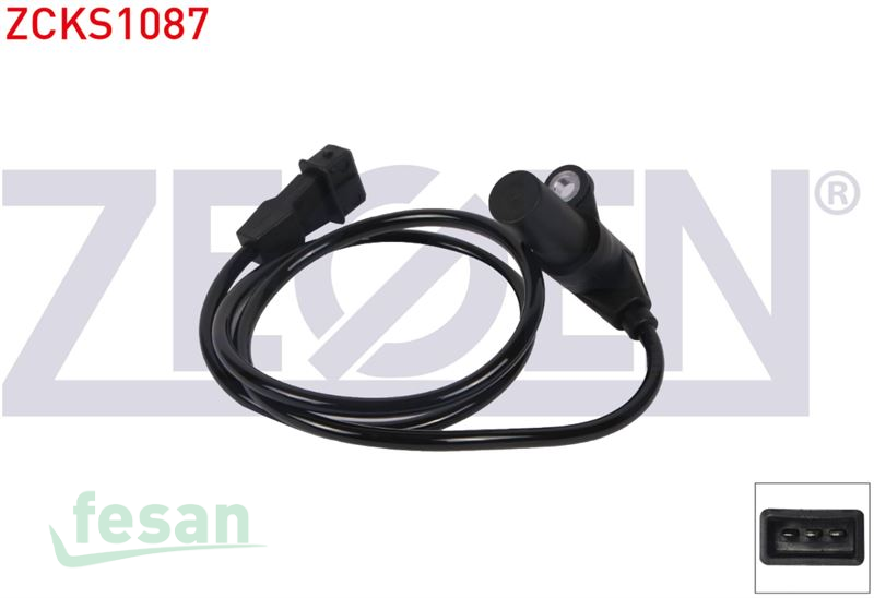 ZCKS1087 KRANK DEVİR SENSÖRÜ OPEL ASTRA F 1.4I 16V 1996-2001 TİGRA 1.6 16V 1994-1998 VECTRA B 1.6I 16V 1995-2002 KABLOLU 885MM