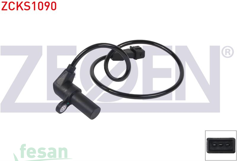 ZCKS1090 KRANK DEVİR SENSÖRÜ OPEL ASTRA F 1.6I 1993-2001 VECTRA B 1.6I 1995-2002 KABLOLU 660MM