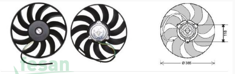 83182 12V FAN MOTORU AUDI A4 A6 2004>