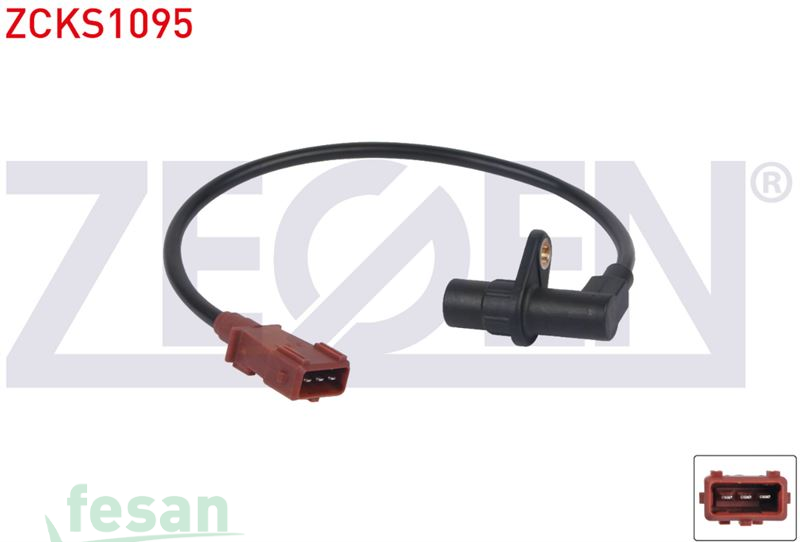 ZCKS1095 KRANK DEVİR SENSÖRÜ PEUGEOT 106 II 1.6GTI 1996-2004 CİTROEN SAXO 1.6VTS 1996-2003 KABLOLU 330MM