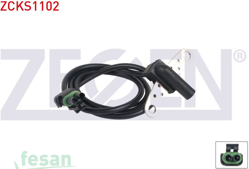 ZCKS1102 KRANK DEVİR SENSÖRÜ RENAULT R11 1.4 1983-1985 R9 1.4 1981-1985 KABLOLU 900MM