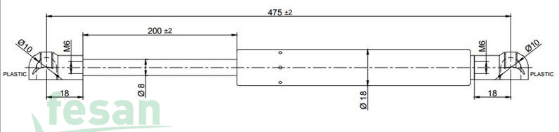 09010006 AMORTİSÖR BAGAJ FİAT PALİO HB 1996-2000