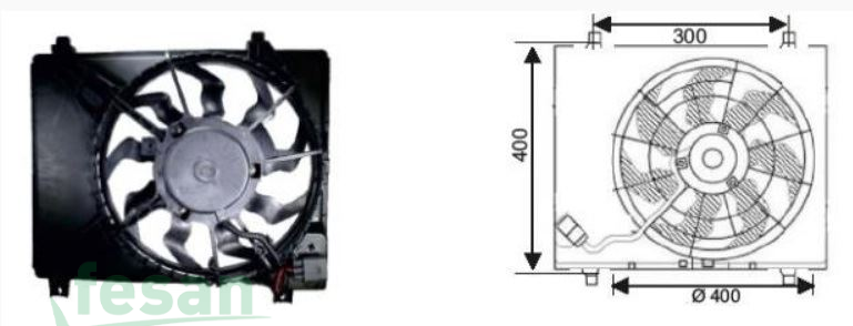 354745 FAN MOTORU HYUNDAI İ10 2012> BENZİNLİ